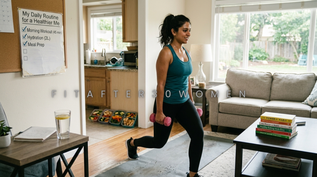 Simple daily routine to lose belly fat at home naturally