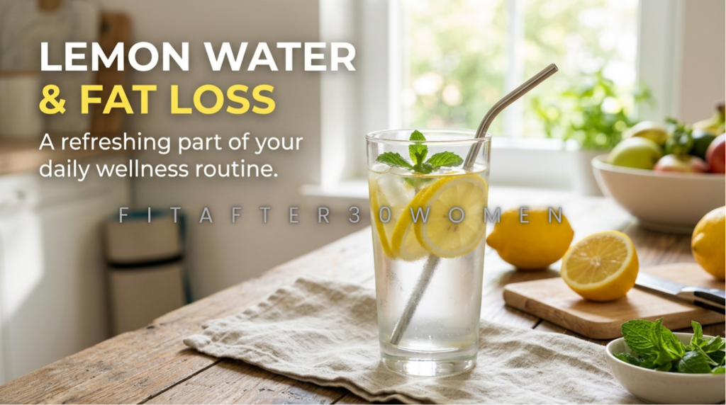 Lemon water for metabolism boost and belly fat loss