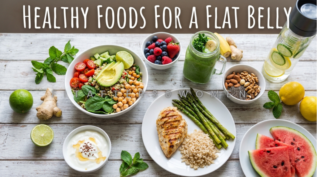 Healthy foods that support lower belly fat loss after 30