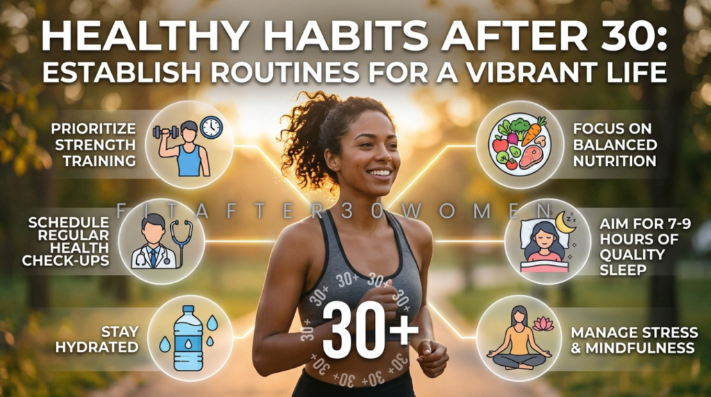 Healthy habits to reduce belly fat after 30 for women