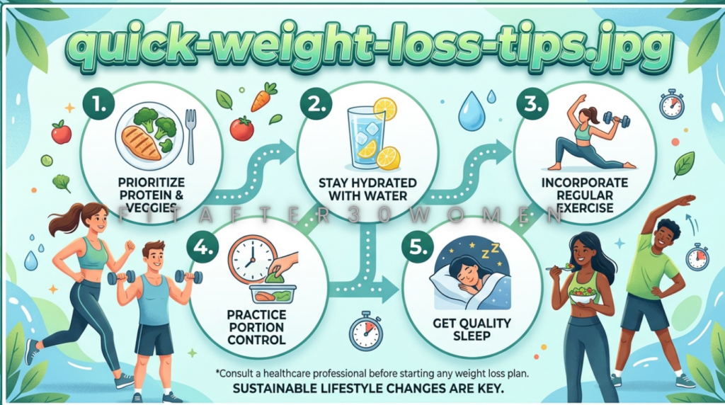 Quick tips for weight loss with a busy schedule